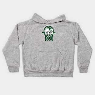 GOD IS GOOD (GRAY & GREEN) Kids Hoodie